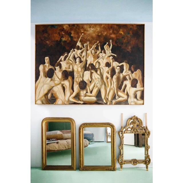 Modern Purgatory, 1970s, Oil on Canvas For Sale - Image 3 of 13