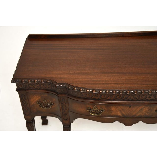 Late 19th Century Antique Georgian Style Console Table, 1890s For Sale - Image 5 of 12