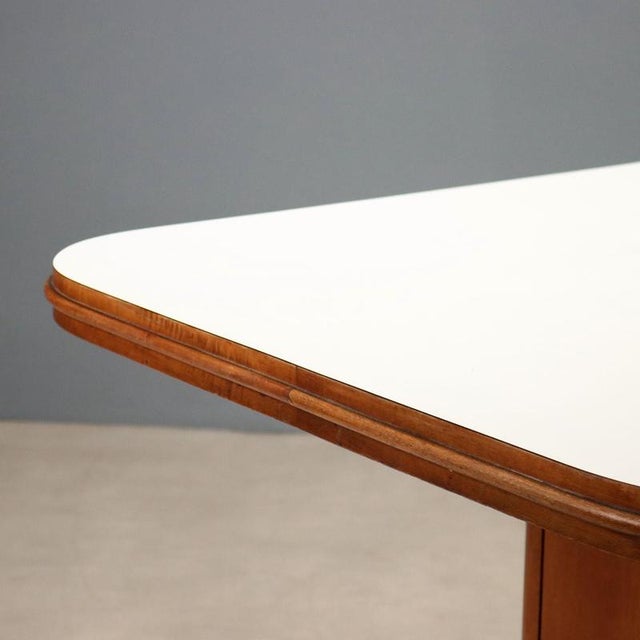 Vintage Beech and Formica Table, 1970s For Sale - Image 3 of 10