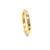 An elegant Tiffany & Co. Elsa Peretti stacking band ring crafted in 18ct yellow gold and set with five round brilliant cut...