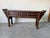 Vintage Chinese Black Lacquer Altar Console Table With Hand-Carved Apron For Sale - Image 10 of 12