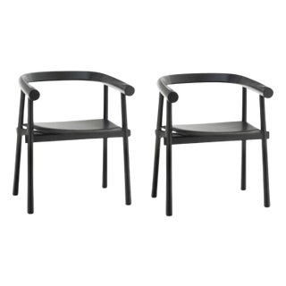 Set of Black Bridge Altay Armchairs by Patricia Urquiola For Sale