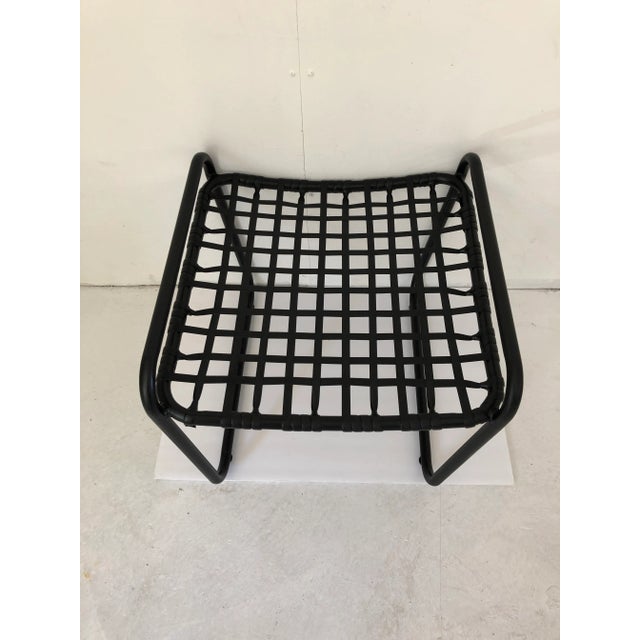 1970s Midcentury Style Tropitone Ottoman Decor-Paint Black For Sale - Image 5 of 6