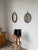 Vintage Brutalist Oval Chain Mirror, 1950 For Sale - Image 4 of 18