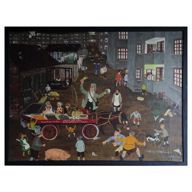 Franz Klekawka, Naive Art, Canvas For Sale