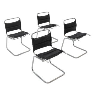 Vintage Tubular Chairs, 1970s, Set of 4 For Sale