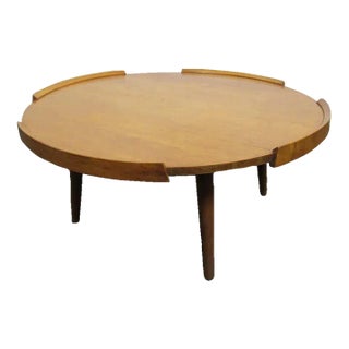 Mid-Century Modern Round Coffee Table For Sale