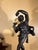 19th Century Italian Grand Tour Patinated Bronze Figure "Follower of Bacchus" on the Marble Base For Sale - Image 11 of 12
