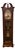Vintage Howard Miller Traditional American Style Mahogany & Burl Wood Grandfather Clock For Sale - Image 11 of 11
