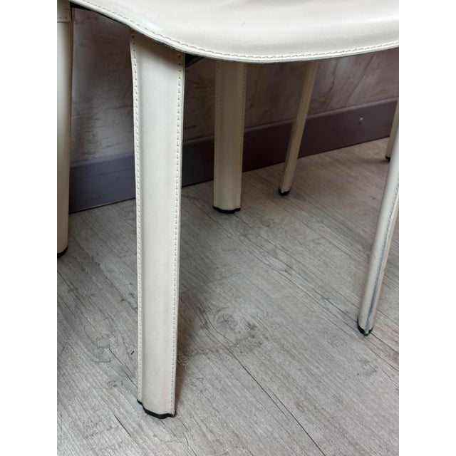 Leather Chairs, 1980s, Set of 6 For Sale - Image 9 of 15