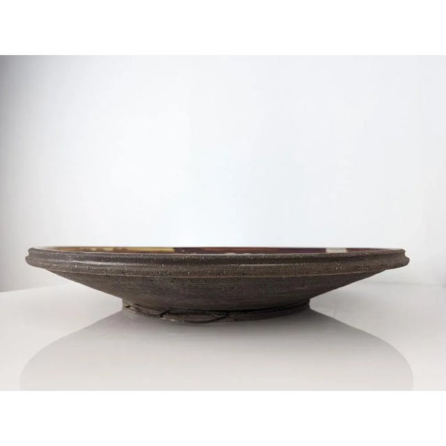 Hand-Painted Cubist Dish, 1950s For Sale - Image 4 of 10