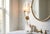 Gold-Toned Wall Sconces with Textured Glass Shades, 1970s, Set of 2 For Sale - Image 4 of 13