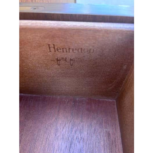 Henredon Oak Cabinet, Mid-Century Design, Brass Knobs, 1963 For Sale - Image 13 of 15