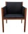 Vintage Shaker Style Armchair With Hand-Woven Canvas Checkerboard Seat For Sale