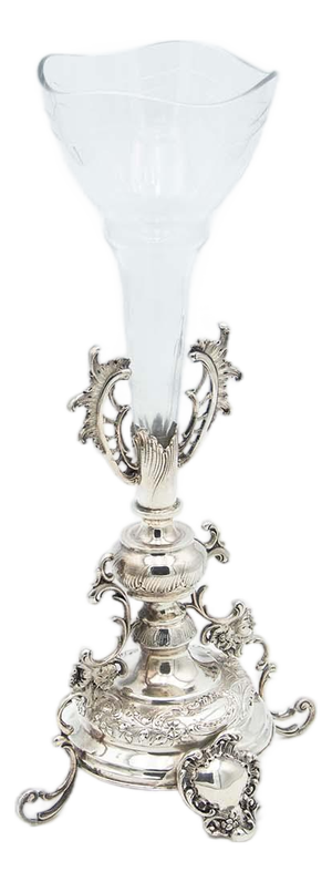 Cut Glass Flower Vase
