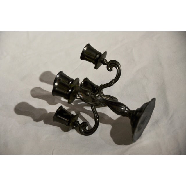 Candelabra for 5 Candles For Sale - Image 6 of 8