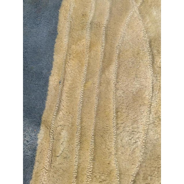 French Modern Serge Lesage Hand Tufted Rug, 1970s For Sale - Image 12 of 15