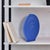 Blue Radiant Blue Short Ceramic Vase For Sale - Image 8 of 10