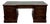 Classic English Green Leather Desk For Sale