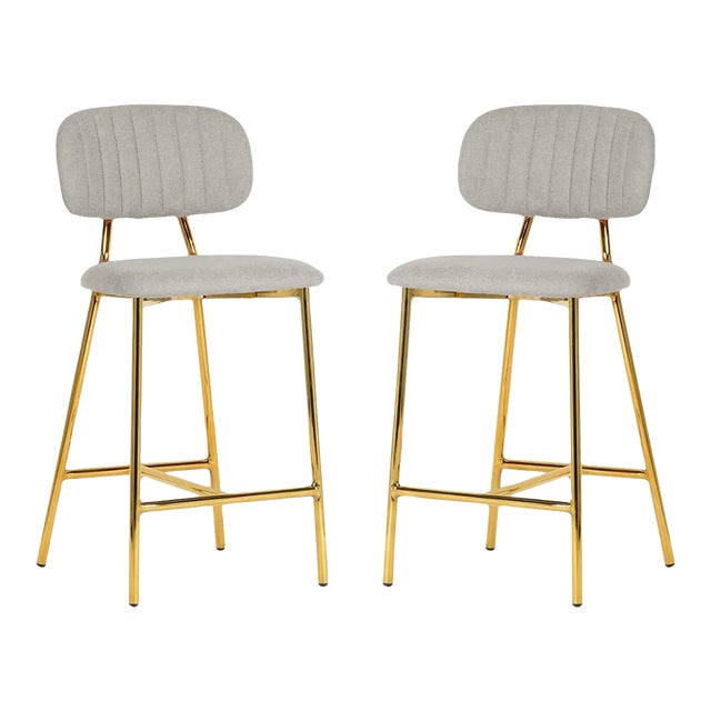 Ariana Grey Counter Stools A Pair Chairish