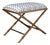 Lauderdale Brass Bamboo Leg Bench, Mozzi For Sale
