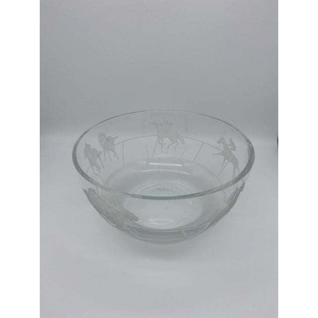Hand Cut Crystal Polo Bowl For Sale - Image 9 of 9