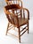 Antique Wood Captain's Chairs Set 3 For Sale - Image 9 of 15