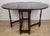 1920s Early 20th Century Oak Drop Leaf Gateleg Dining Table For Sale - Image 5 of 16