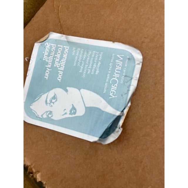 1970s Art Deco Ornate Carved Wood Mirror For Sale - Image 11 of 11