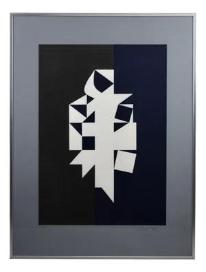 Victor Vasarely, Composition, 1975, Print