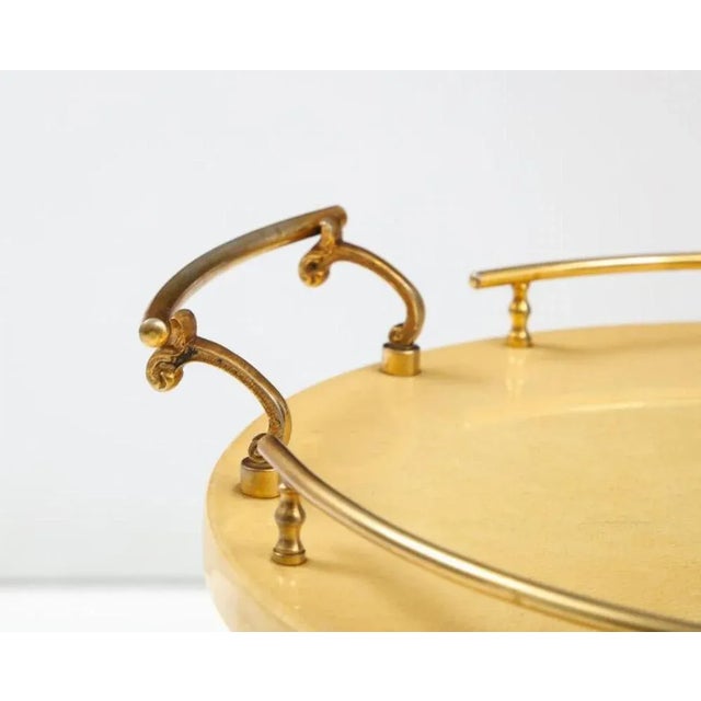 1960s Mid-Century Bar Cart by Aldo Tura. For Sale - Image 5 of 6