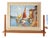 Wegener, Boats on the Lake, 1970s, Oil Painting on Canvas For Sale