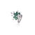 Set in 18k Gold, 3.80 Carats, Natural Zambian Emerald & Diamonds Cocktail Ring, Us Size 6 For Sale - Image 10 of 13