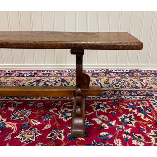 Antique French Farmhouse Bench Banquette Seating Window Seat c.1920s-30 For Sale - Image 15 of 17