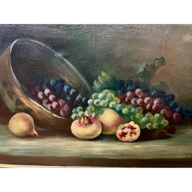 At first glance, it’s a bowl of grapes, etc. spilled out artistically against a neutral background. But no, front and...