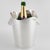 An elegant modernist silver plate champagne bucket or wine cooler by silversmith Wiskemann. A refined shape in a perfect...