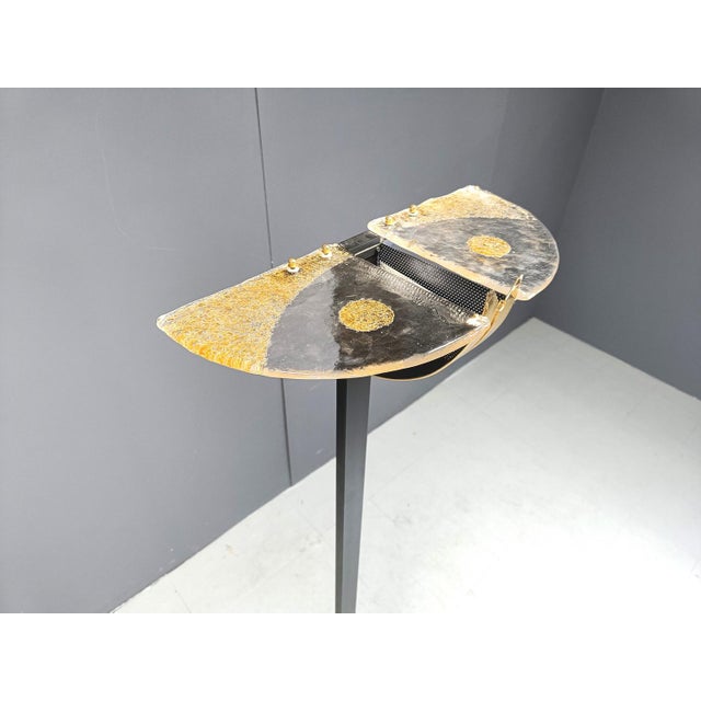 Postmodern Vintage Murano Glass Floor Lamp, 1980s For Sale - Image 3 of 12