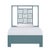 Finn Platform Bed Twin Extra Long - Regatta Blue For Sale - Image 12 of 12