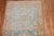 Sky Blue Early 20th Century Zabihi Collection Sky Blue Peach Persian Sarouk Accent Rug - 4'3" x 6'7" For Sale - Image 8 of 10