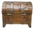 Brass and Copper Jewelry Box, 1950s For Sale