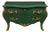 Italian Bombé Chest in Land Rover Green For Sale