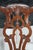 2 Late 20th Century Maitland Smith Chippendale Pierced Mahogany Dining Arm Chairs Silk Seats Pair For Sale - Image 11 of 18