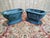 Glazed Terracotta Planters, Set of 2 For Sale - Image 5 of 5