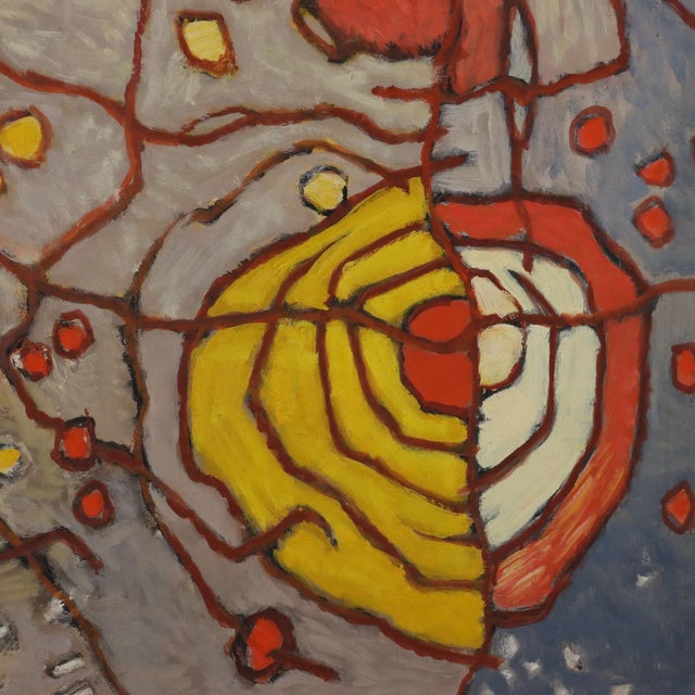 Orazi, Composition, Oil on Canvas For Sale - Image 6 of 11