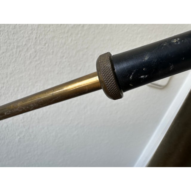 Mid-Century Italian Brass Clamp Desk Lamp attributed to Vittoriano Vigano For Sale - Image 11 of 18