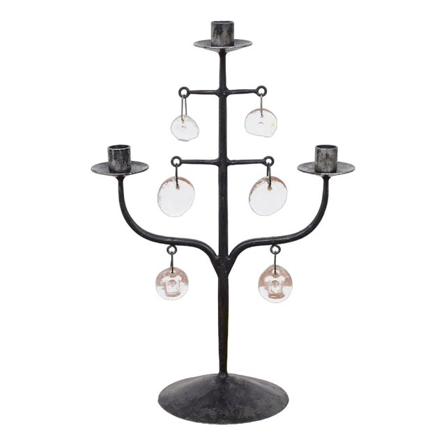 Candleholder by Erik Höglund No.1, 1950s For Sale