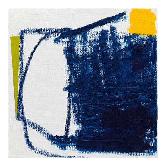 Contemporary Abstract Oil on Canvas "Adjacent Note" by Xanda McCagg For Sale