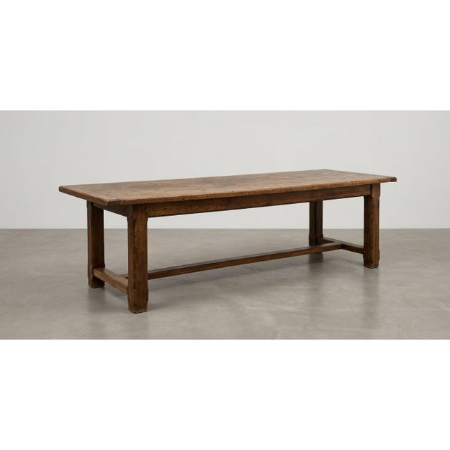 Antique French Oak Farmhouse Table, 1880 For Sale - Image 3 of 4