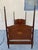 Antique Sheraton Federal Pinwheel Inlay Mahogany 4 Poster Twin Bed Frame - Pair For Sale - Image 18 of 18