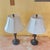 Hollywood Regency Polished Bronze Table Lamps in Chocolate by Berman, a Pair For Sale - Image 10 of 12